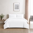 thumbnail image 1 of Swift Home Ultra Soft Solid Duvet Cover Set, Queen, White, 1 of 6