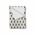 thumbnail image 2 of Animal Soft Flannel Fleece Throw Blanket, Bear Silhouettes on Cream Background Abstract Simplistic Style Pattern Print, Cozy Plush for Indoor and Outdoor Use, 50" x 60", Cream and Black, by Ambesonne, 2 of 6
