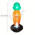 thumbnail image 4 of 6FT Inflatable Easter Carrot & Bunny Yard Decoration with LED Lights - Durable, Easy Setup Outdoor Celebration Decor for Garden, Lawn & Family Gatherings, 4 of 5