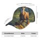 thumbnail image 2 of Fotbe Peaceful Deer Lily Pond Gorro Clásico de Béisbol, Gorra Ajustable con Broche Snapback, Gorro de Exterior de Algodón Suave, 2 of 6