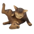 thumbnail image 3 of Miniatura Cat Mini Casas Decoraciones Sencillas Gatos Figuras Encantadoras Casa Adornos Brown Madera Juguetes Decoración para miniaturas de juguete Guardurnaity FN001893-00, 3 of 6