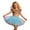 Blue-a, variant on Girls Ballerina Tutu Skirt, Colorful Pom Poms for Halloween Party & Dance, Size 3-4 Years