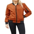 thumbnail image 1 of Women‘s Lightweight Baseball Jacket - Stylish Bomber with Pockets, 1 of 6
