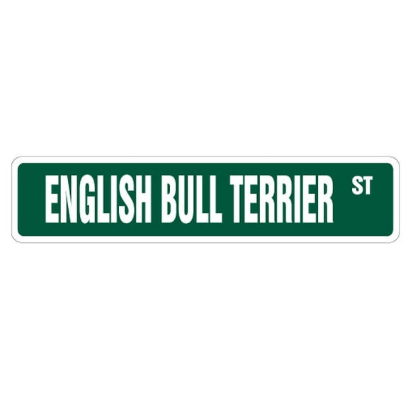 English Bull Terrier Street [3 Pack] of Vinyl Decal Stickers