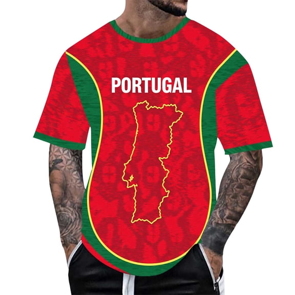 Retro Urban Graphic Jersey, Men’s Game Day Casual Tee, Lightweight Everyday Streetwear Top