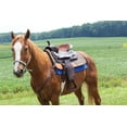 thumbnail image 4 of Tahoe Doubled 100% NZ Wool Saddle Blanket - 32" x 32" - Blue, 4 of 4