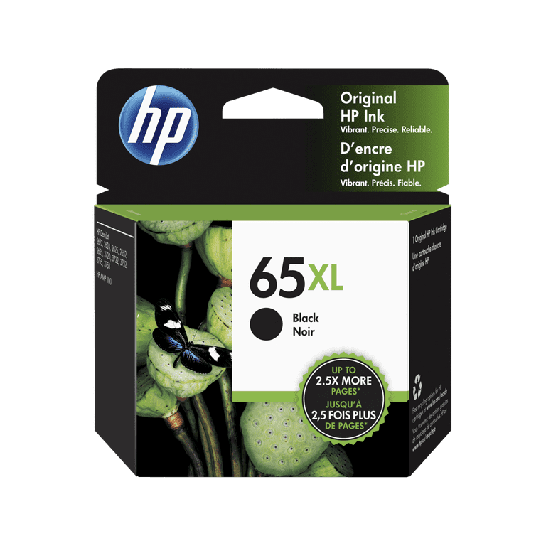 HP 65XL ブラックインクカートリッジ　5個セット HP 65XL High Yield Black Original Ink Cartridge for DeskJet