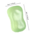 thumbnail image 2 of Squishy Relaxation Toy with Slow Rising Translucent Bar Design, Single Piece, Green, for Adults and Kids, Squeeze Toy, 2 of 3