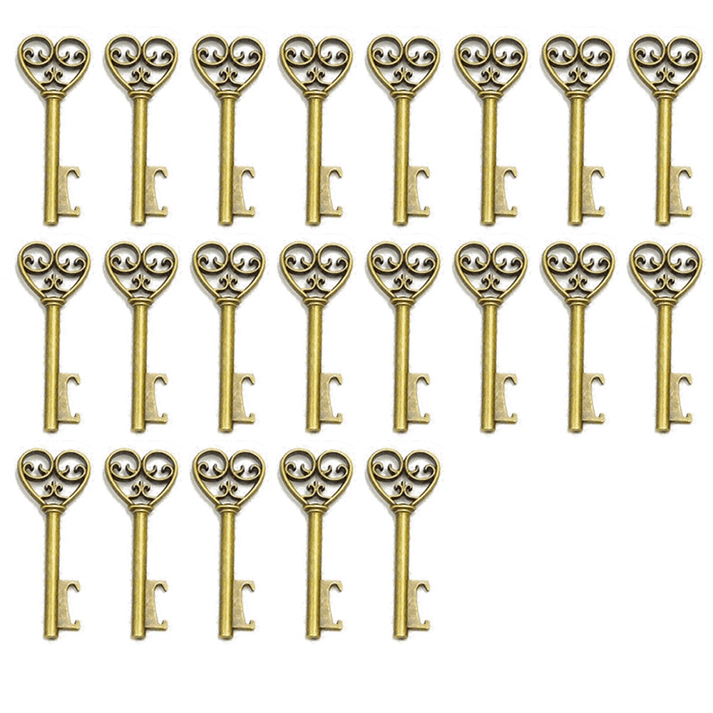 Vintage Key Bottle Opener Set Unique Party Favors and Souvenirs 6
