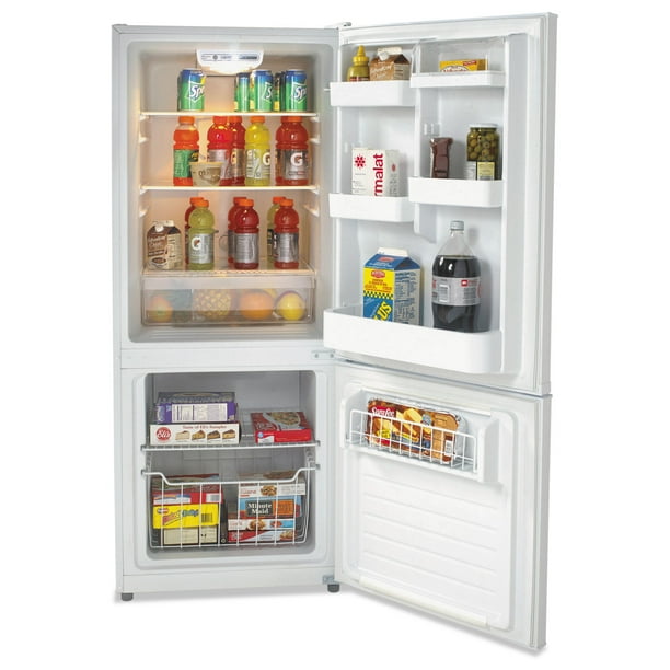 Avanti Bottom Mounted Frost Free Freezer Refrigerator 10 2 Cubic Feet White Ffbm92h0w Walmart Com Walmart Com