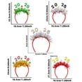 thumbnail image 3 of 2025 New Year Hairband Women Students Music Festivals Photography Hairband Sequins Letter Headbands for Taking Photo, 3 of 9