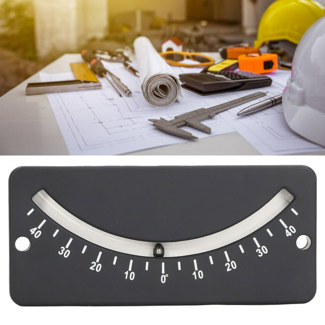 Tube Clinometer, Slope Meter Fixing Hole Design -40 To 40 Degree for Horizontal Micro Angle Testing
