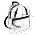 thumbnail image 3 of Mochila transparente mini Clearworld aprobada para estadios PVC resistente al frío, 3 of 3