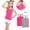 Hot Pink C, variant on SGFCWSX Girls Tank Tops 2 Pack Criss Cross Back Ribbed Sleeveless Summer Casual Daily Wear Shirt Green Size 8 Years
