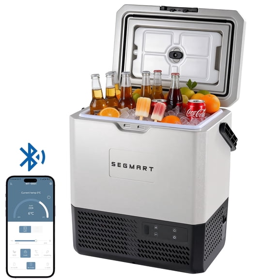 14QT Portable Refrigerator for Car, SHINPT 12 Volt Car Refrigerator with USB Charging Port, Mini Car Cooler/Freezer for Camping, Road Trips, RV, Beach, Picnic, BBQ, Travel & Gift Use