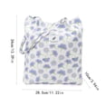 thumbnail image 4 of Tdxkok Corduroy Tote Bag Large Capacity Casual Storage Handbag for Daily Shopping Travel Use 13.39*11.02*3.94IN A, 4 of 6