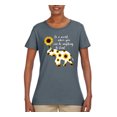 thumbnail image 2 of In A World Where You Can Be Anything Be Kind Inspirational/Christian Womens Graphic T-Shirt, Charcoal, X-Large, 2 of 3