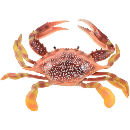 

Plastic Crab Model Simulation Sea Animal Marine Animal Model Artificial Realistic Crab Decoration