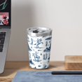thumbnail image 6 of PAYOHTO Wild West Monochrome Pattern Insulated Stainless Steel Tumbler 12 oz Thermos Come with Straw Kids Leak-Proof Travel Mug Cup, 6 of 7