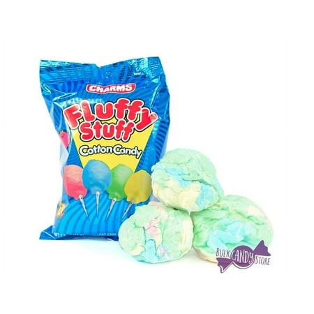 Charms Fluffy Stuff Cotton Candy, 2.5 Ounce -- 24 per case
