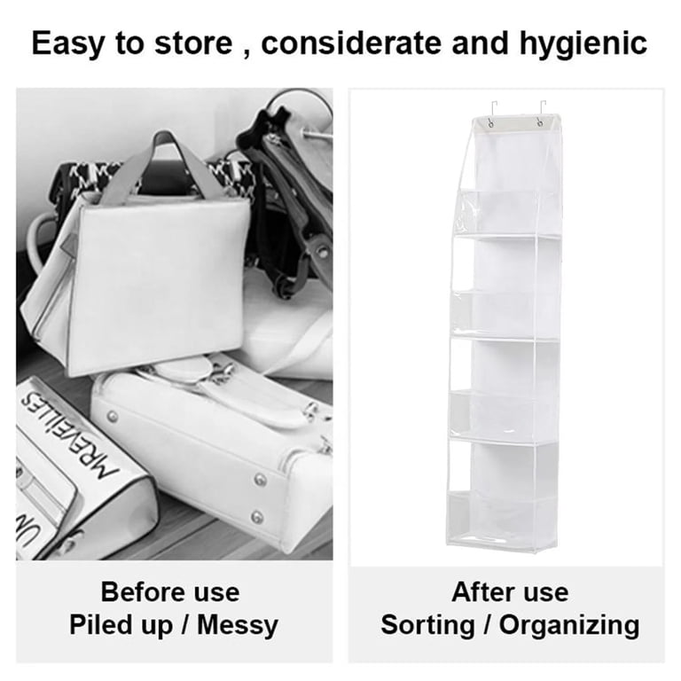 Over The Door Hanging Pantry Organizer With 24 Mesh Pockets - Storage For Shoes, Toys, Kitchen