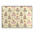 thumbnail image 4 of Ryvnso Capybara Life Area Rug Floor Mats Non-Slip Home Carpet 80 x 58 inch, 4 of 7