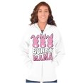 thumbnail image 3 of Cute Easter Bunny Mama Rabbit Tails Zip Hoodie Sweatshirt Women Brisco Brands S, 3 of 5