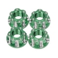 thumbnail image 5 of Vogacara Tuercas de brida RC de 4 piezas, Metal profesional, Simple, fiable, duradero, Kit dentado de autoapriete, reemplazo para D3 D4 verde Verde 2piezas Vogacara CBP197917, 5 of 5