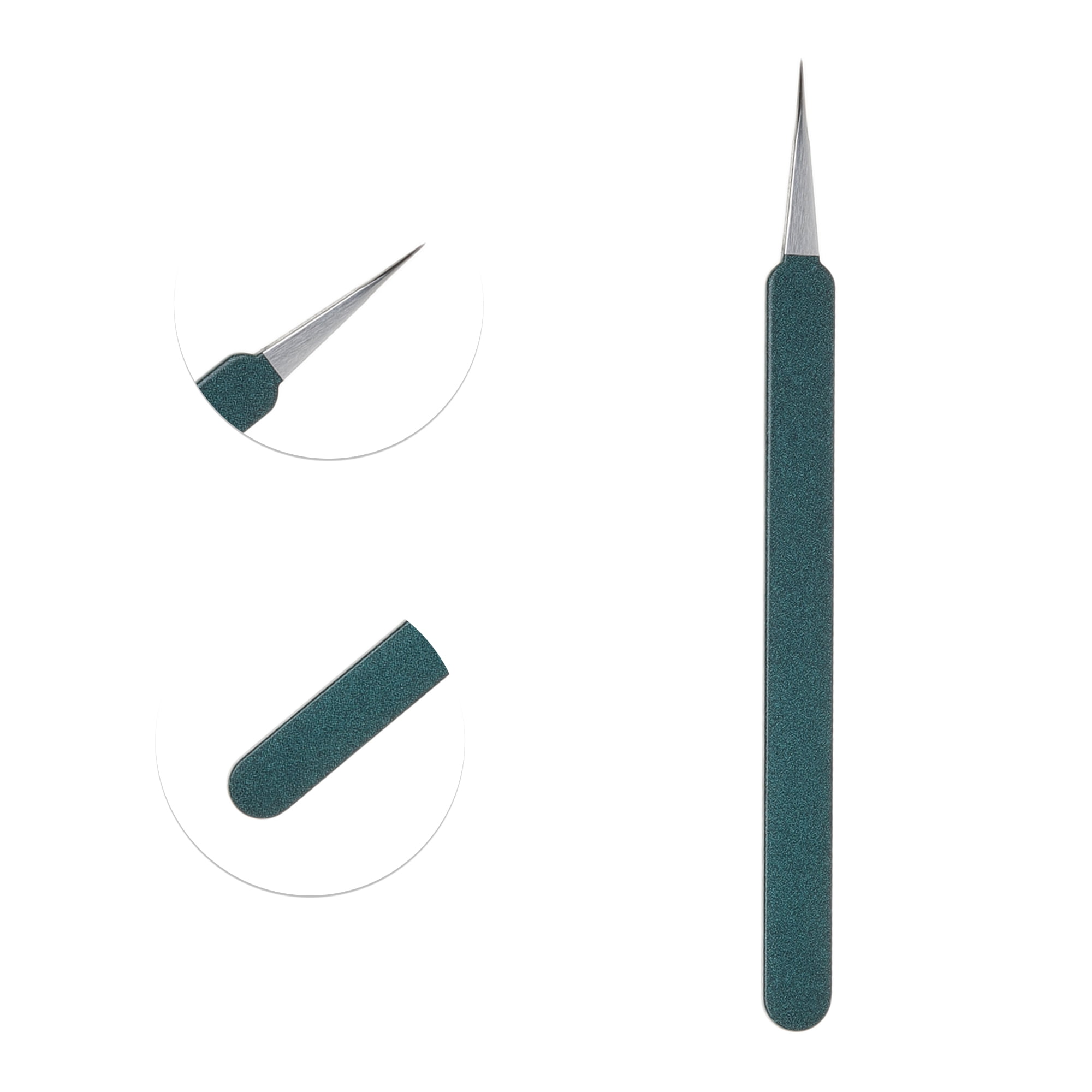 Unique Bargains 1pc Durable Squeeze Pimple Extractor Tool Blackish Green