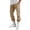 Khaki, variant on Blekii Mens Cargo Pants Drawstring Elastic Waist Casual Baggy Pant Streetwear Multi Pockets Army Green