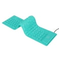 thumbnail image 1 of Foldable Keyboard Silicone Keyboard Silicone Foldable Silicone Keyboard 108 Keys Silicone Foldable Usb Wired Waterproof Mute Typing Full Sealing Foldable Keyboard, 1 of 8