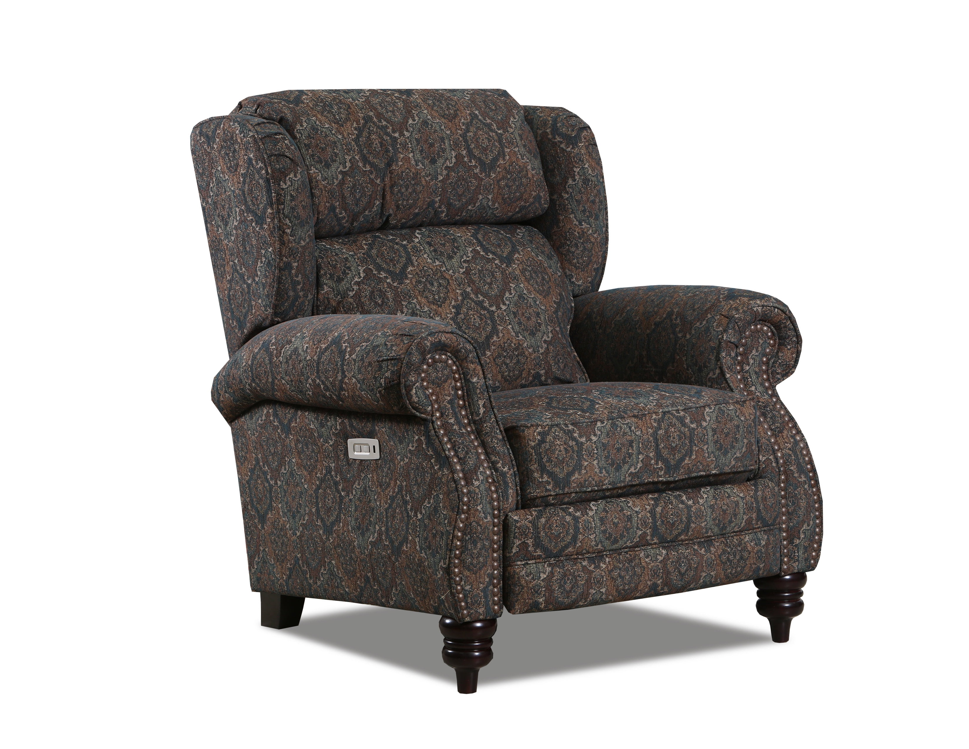 Lane Essentials 6511P11 Santa Cruz Prussian Powered High Leg Recliner