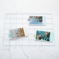 thumbnail image 5 of Uxcell 16"x12" Wire Grid Panel, 1 Pack Wall Grid Panels Board Photo Display Decor Hanging Organizer, White, 5 of 5