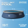thumbnail image 2 of INTEX Easy Set 15ft x 42in Inflatable Pool Set - Filter Pump & Accessories, 2 of 7