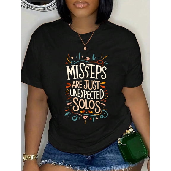 Cotton Line Dancer Funny Line Dance Quote Line Dancing T-Shirt Women's Graphic Tee Casual Tops