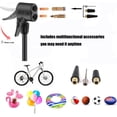 thumbnail image 5 of VIMILOLO Bike Pump Portable, Ball Pump Inflator Bicycle Floor Pump with high Pressure Buffer Easiest use with Both Presta and Schrader Bicycle Pump Valves-160Psi Max, 5 of 9