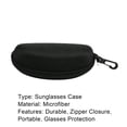 thumbnail image 4 of Cheers.US Sunglasses Soft Case Ultra Light Neoprene Zipper Eyeglass Case Potable Unisex Black Eye Glasses Protective Box, 4 of 6