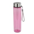 thumbnail image 1 of Mainstays 18oz Plastic Lilac Water Bottle Stainless Steel Screw Cap Lid with Strap, 1 of 10