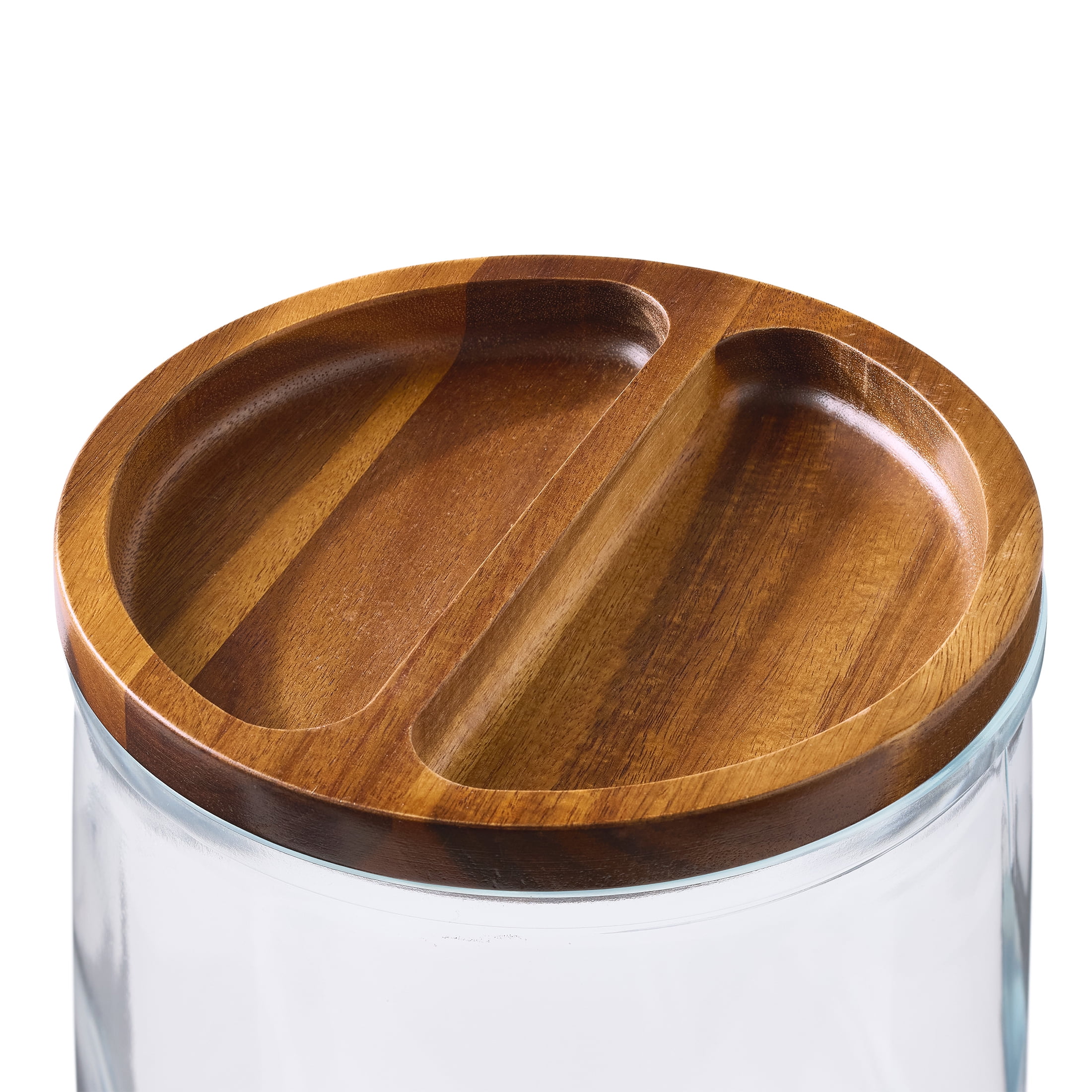 Better Homes & Gardens 2 Gallon Glass Beverage Dispenser with Wood Lid