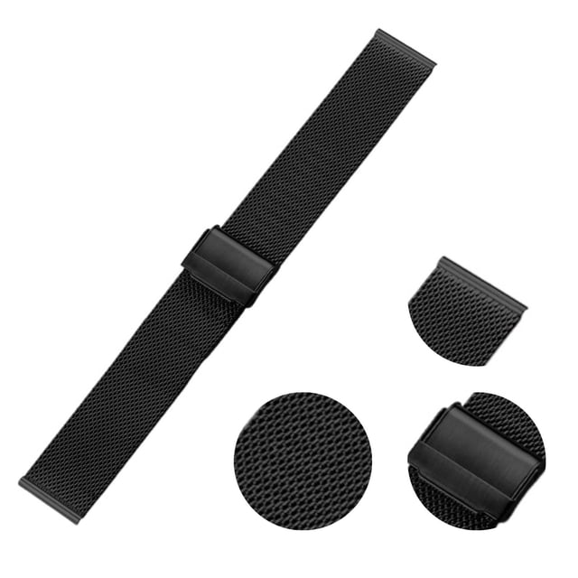 WIFKLSIIPG Stylish Durable Stainless Steel Metal Watch Band Compatible with Electronic Smartwatches 18mm