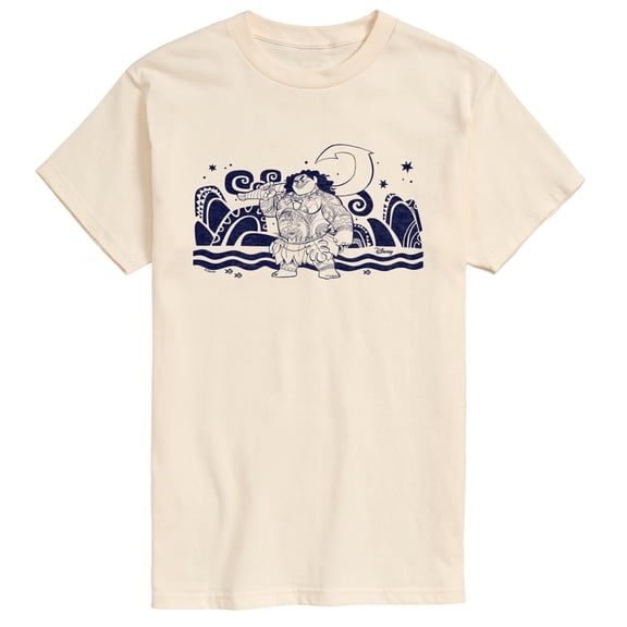 Moana - Maui Scene - Men's Short Sleeve Graphic T-Shirt
