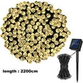thumbnail image 2 of 1PCS luz de cadena solar - 200 luces 22 metros, 8 funciones luz cálida Adepaton CPB-US-DYP894-1, 2 of 5