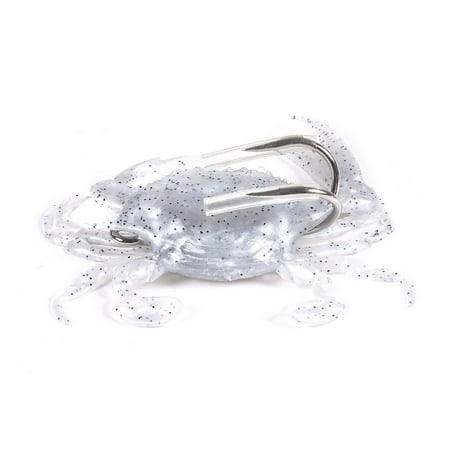 Bionic Crab Silicone Soft Bait Artificial Lifelike Fishing Lure 80mm 19g Freshwater Fish Jig Head Baits For Fishing Tackle