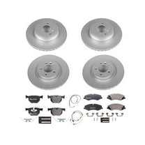 Rear Brake Pad and Rotor Kit - Compatible with 2013 - 2015 BMW X1 xDrive35i 2014