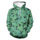 thumbnail image 3 of Sudadera con capucha con estampado de tréboles de la suerte y plantas para hombre, ropa con estampado de hierba y flores en 3D, novedad en sudaderas con capucha, moda Harajuku y2k, 3 of 5