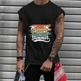 thumbnail image 1 of LSLJS Men Tank Top Hommes Mode Décontractée Impression Pull Round Neck Sports Tank Hauts Gilet, 1 of 5