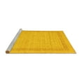 thumbnail image 2 of Ahgly Company Machine Washable Indoor Rectangle Abstract Yellow Contemporary Area Rugs, 2' x 3', 2 of 4