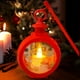 thumbnail image 5 of Lámpara de mano, decoraciones navideñas, luz de viento redonda navideña, luz de vela electrónica de mano LED, decoración para árbol de Navidad, luz de viento, luz de fiesta navideña, adornos navideños, 5 of 7