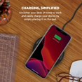 thumbnail image 4 of Belkin Quick Charge Wireless Charging Pad - 10W Qi-Certified Charger Pad for iPhone, Samsung Galaxy, Apple Airpods Pro & More - Charge While Listening to Music, Streaming Videos, & More - Black, 4 of 5