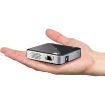 Kodak Luma 75 Ultra Mini Projector, HD 1080p Support DLP Pico Projector with Built-in Speaker - Black